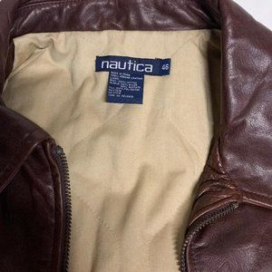 Nautica leather jacket